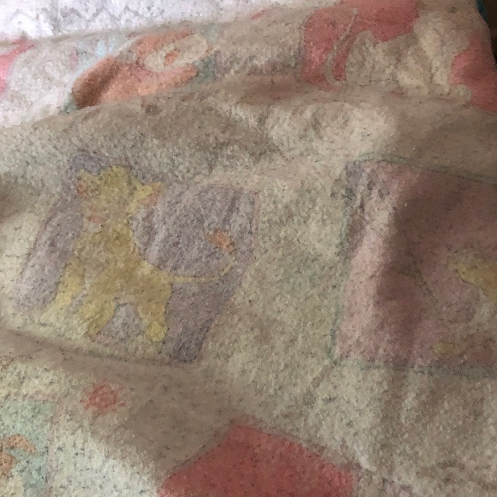 Soft Pastel Animal Print Blanket -
